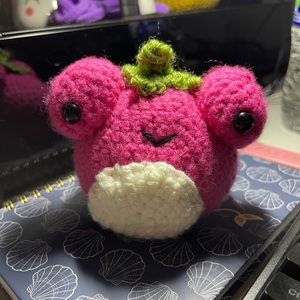 Kawaii Strawberry Frog Plushie